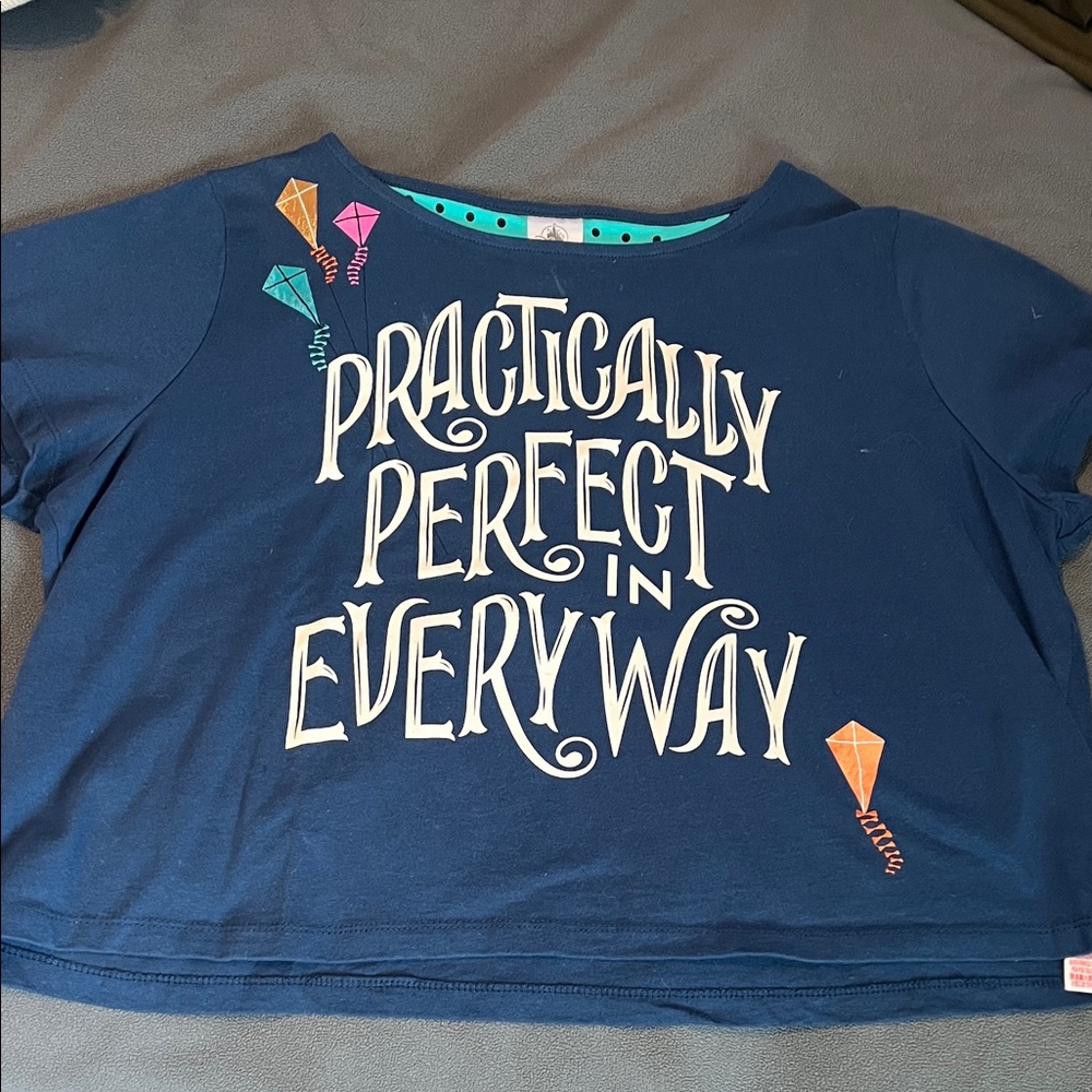 Disney Mary Poppins Almost Crop Top